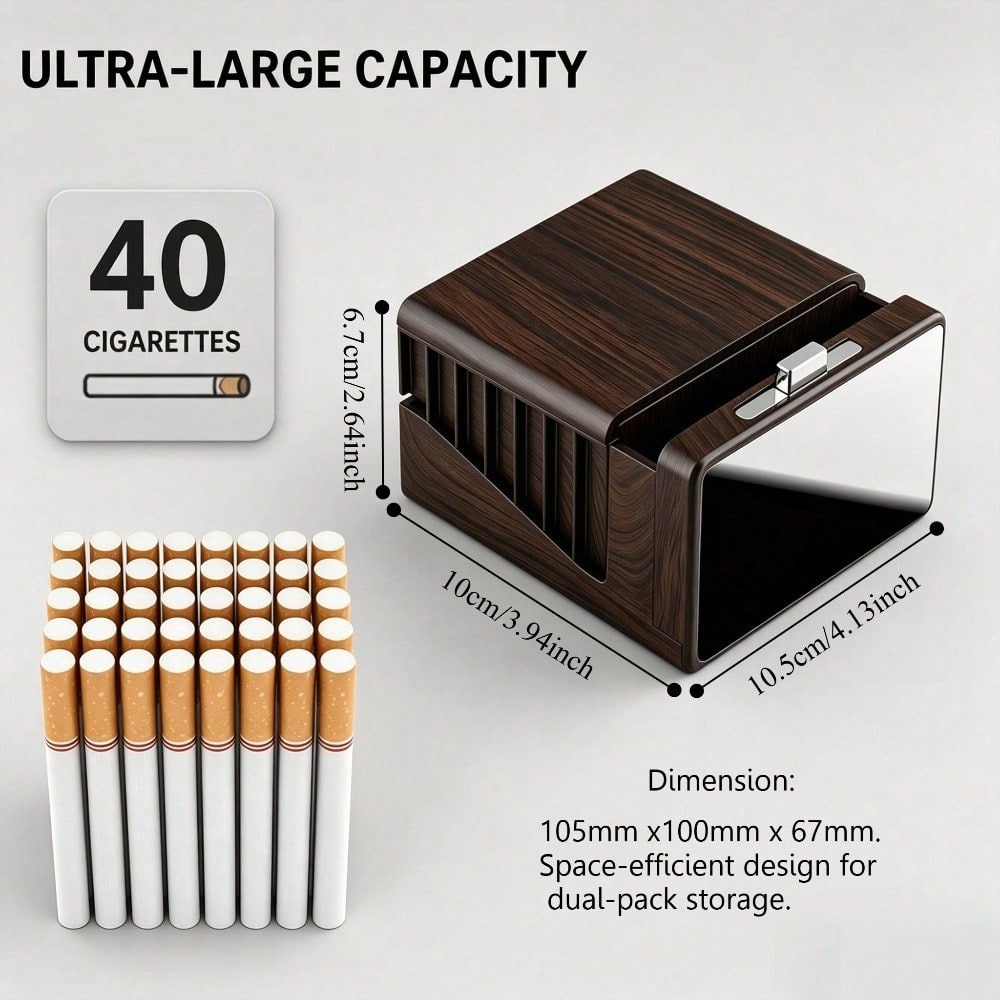 Large Capacity Cigarette Case, - Smoking & Vaping Accessories recension och pris