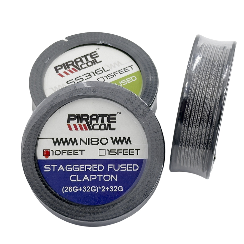 Staggered Fused Clapton Wire 2 - Stainless Wire Ss316 recension och pris