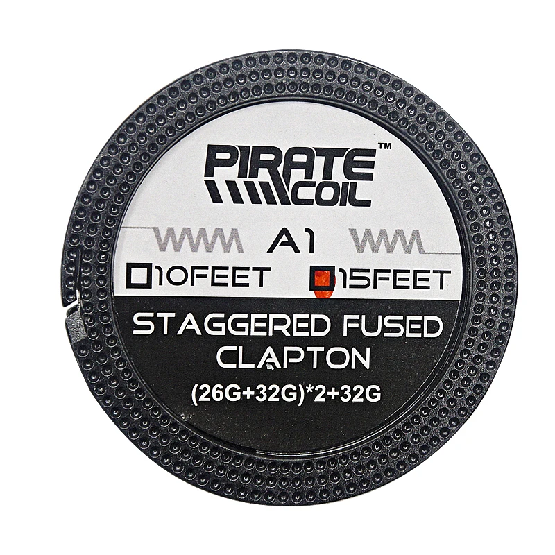 Staggered Fused Clapton Wire 2 - Stainless Wire Ss316 recension och pris