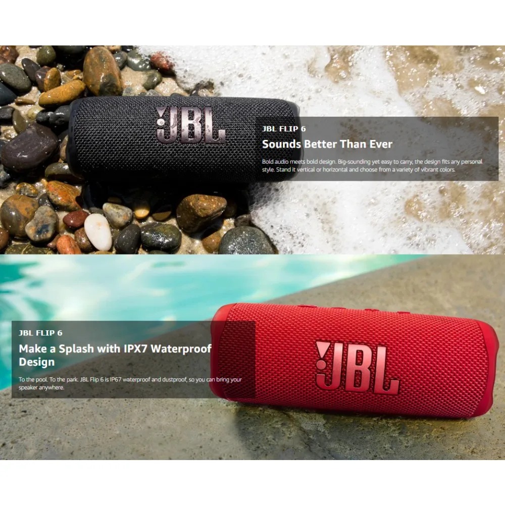 JBL FLIP6 Portable Bluetooth S - Jbl Speaker Flip 6 recension och pris